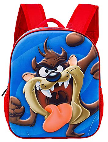 Taz Tasmanian-Kleiner 3D Rucksack, Blau