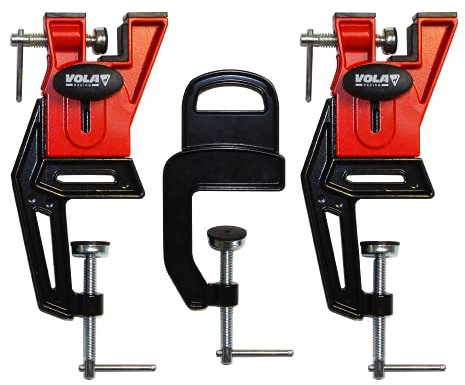 Vola Schraubstock Touring, Erwachsene, Unisex, Rot und Schwarz, Nr.