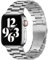 TriStraps Cinturino per Apple Watch 45mm/44mm/42mm/49mm,41mm/40mm/38mm Cinturini in Acciaio Inossidabile Compatibile con Apple Watch Serie 8 7 6 5 4 3 2 1, Apple Watch SE/Ultra (38/40/41mm, Argentato)