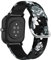 SeNool 20mm Cinturino per Amazfit Active 2/Active/GTR Mini/GTR 42mm/Amazfit GTS 4/GTS 4 Mini/GTS 3/GTS 2e/GTS 2 Mini/GTS 2/GTS, Silicone Cinturini per Amazfit Bip 3/Bip 3 Pro/Bip - Fiore Grigio