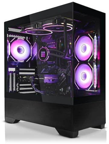 SYSTEMTREFF PC Gamer High-End Intel Core i7-13700K 8x5.4GHz | AMD Radeon RX 9070 XT 16Go DX12 | 1To M.2 NVMe | 32Go DDR5 RAM | Windows 11 | Ordinateur de bureau pour les joueurs, les gamers & Streamer