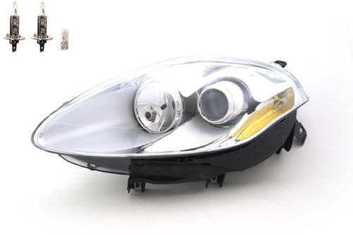 Johns, Scheinwerfer passend für Fiat Bravo 198 04/07-09/09 links + Leuchtmittel