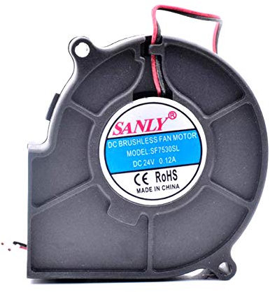 Server Cooler Fan SANLY SF7530SL 24V 0.12A, quiet centrifugal turbine blower humidifier cooling fan for SF7530SL