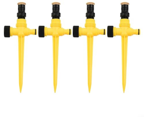 Zoegneer Einstellbarer Sprühdurchmesser Bewässerungssprinkler Gerät Dach Kühlung Sprinkler Auto Bewässerungssystem für Garten (2 Stück)