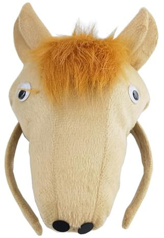 3 Stück gefüllte Haarreifen in Pferdeform, Schwanz und Fliege, Karneval, Party, Kopfschmuck, leichtes Rollenspiel, Schwanz, Haarband, Handschuh/Fliege