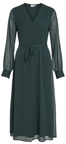 VIFALIA V-Neck L/S MIDI Dress - NOOS