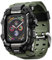 ULTIMAL Cinturino sportivo compatibile con Apple Watch da 45 mm, custodia protettiva militare, robusto cinturino in TPU per iWatch serie 9, 8, 7 (verde, 45 mm)