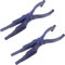 2 Pcs Plastic Pliers, Nail Holder for Hammering, Finger Saver for Hammer Nails in Slip Joint Pliers, Home Tool Auxiliary Pliers