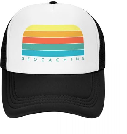 ZTQTQZZ Atmungsaktiv Mesh Baseballmütze Sporthut Geocaching Retro Design Baseball Cap Strandhut Sommerhut Neu In Hut Sonne Damen Herren