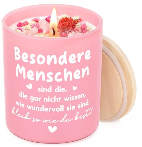 Geschenke für Frauen, Duftkerze - Besondere Menschen Geschenke für Freundin | Geschenk für Schwester Kollegin, Geschenkidee Geburtstag