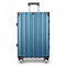 Infinity Leather Koffer Trolley Handgepäck Handgepäck Hartschale PC Reisetasche Leichtgewicht mit langlebigen 4 Spinner-Rädern (Blue, L76cm 110L)