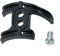 Bicycle Gear Cable Guide Under Bottom Bracket Mount With Metal Fixing Screw Bike Derailleur Cable Housing Protector Dual Position Installation Guide For Front Rear Shifting(black)