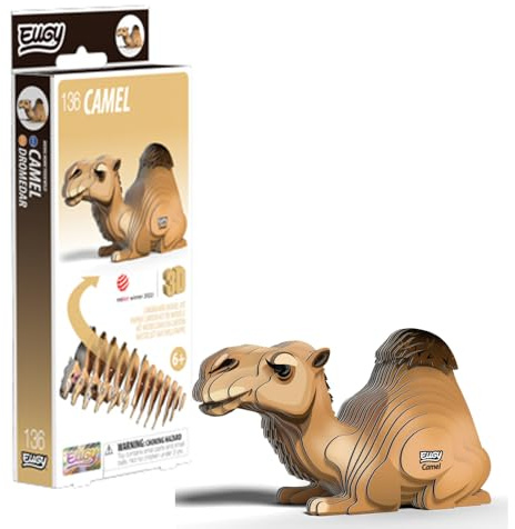 EUGY 136 Camel Eco-Friendly 3D Paper Puzzle