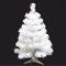 Fouriding 2ft 60cm Künstlicher Weihnachtsbaum Christbaum Tannenbaum mit KunststoffStänder (Weiß)