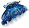 Pince crabe cheveux classique pour cheveux épais 9.5cm bleu