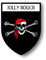 Akachafactory Sticker Adesivi Adesivo Stemma Bandiera Pirata Teschio Pirati Jolly Roger