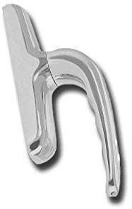 Cremonese maniglia MASTER apertura interna art. 6003E per porte e finestre in alluminio - NON IDONEA per apertura esterna, persiane, anta ribalta, sostituzione maniglie con viti frontali (ARGENTO)