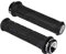FIFTY-FIFTY MTB Griffe, Fahrradgriffe aus rutschfestem Gummi, Single Lock-on Fahrrad Griffe/Lenkergriffe MTB für Mountainbike, Enduro, Downhill, Trail, E-Bike (Schwarz)