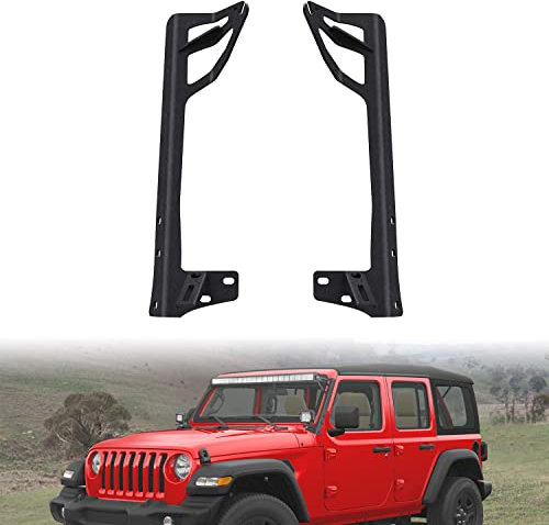 Nilight Windschutzscheibenrahmen-Halterung für 132,1 cm LED-Lichtleiste und Pod-Licht auf Wrangler JK 2007–2017
