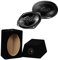 Mediadox 16x23cm (6x9) Auto Oval Lautsprecher/Boxen/Speaker Set von Pioneer (TS-G6930F) + MDF Gehäuse - 420 Watt MAX