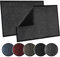 TrendMakers Door Mat Indoor & Outdoor Non-Slip Rubber Backed door mats indoor Super Absorbent Washable Dirt Trapper doormats - Durable & wrinkle-free Barrier Rug (Grey/Black - 40cm x 60cm)