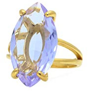 Atemberaubende Tansanit Schmuck Ring - Artisan Geburtsstein Schmuck für Frauen - Statement Ringe, Verlobungsringe, Mode-Ringe, Kristall-Ringe - Anpassbare Schmuck für Damen