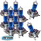 10x Halogen H4 Scheinwerferlampe Birne 75W / 70W 24V Abblendlicht Fernlicht Glühlampen | E - Prüfzeichen | Sockel P43t - Xenon Weiß