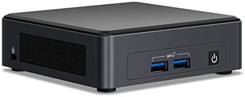Intel NUC 11 Pro NUC11TNKV5 Performance Mini Desktop Computer, Intel Core i5-1145G7 vPro Prozessor bis zu 4,4 GHz Turbo, 4 Kerne, 8 Threads, Intel Iris Xe Graphics (Slim, B) Arebone)