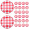 Hemoton 40pcs Regular Mouth Mason Jar Lids Wide Mouth Lids Sealing Canning Jar Lids Spout Sealing Caps for Bottles Jam Drinks Wide Mouth Canning Jar Mason Jar Lug Four Iron Yogurt