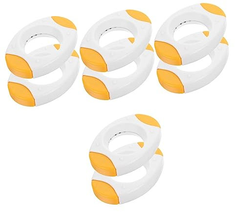 BESTonZON 8pcs Eggshell Remover Tool for Hard Boiled Eggs Multi-Function Egg Opener Topper for Healthy Breakfast
