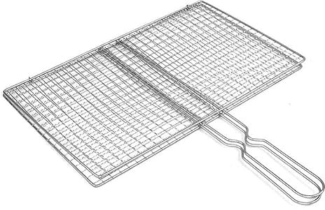 Barbecue Net Outdoor Camping Picknick Party BBQ Zubehör Antihaft Edelstahl Netze Grillen Triple Rack Werkzeuge Vis Grill Stahl