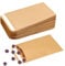 Jc.upin 50 Pcs Small Envelopes, 2.4 * 3.9 Inch Brown Self-Seal Money Envelopes for Seed Packing, Storing Items, Wages, Notes, Beads