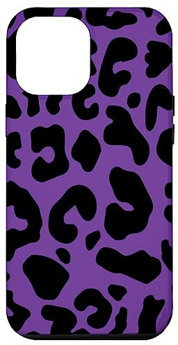 Purple Leopard Cheetah Print Phone Case Animal Women Cute Case for iPhone 12 Pro Max
