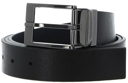 Valentino Icaro Classic Men's Belt W95 Nero/Blu