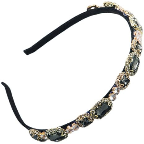 scicent Haarschmuck Damen Retro Stirnband für Mädchen Modische Dünne Haarband Vintage Haarreif für Frauen Elegant Haarreifen Mode Haar Accessoires für Hochzeit - 27305