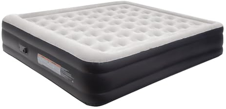 DIMAR GARDEN King Size Air Mattress with Built-in Pump, 18.5” Blow Up Mattress, Inflatable Bed for Home