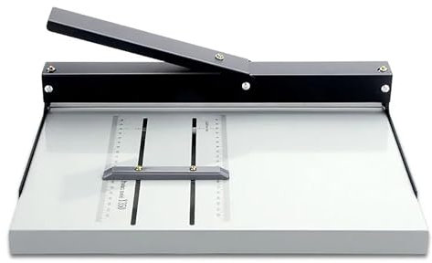 Manuelle Falzfalte 13,8/350 mm mit Positionierungsblock – Ritzpapier-Faltenmaschine für hervorragende Präzision und klare Skala