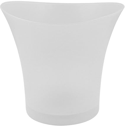 Sarini LED Round Ice Bucket, LED Champagne Cooler, Multi Color Changing, Suitable for Party/Home/Bar/Club Theme, Waterproof Beverage Container Champagne Beer Drink Ice Bucket