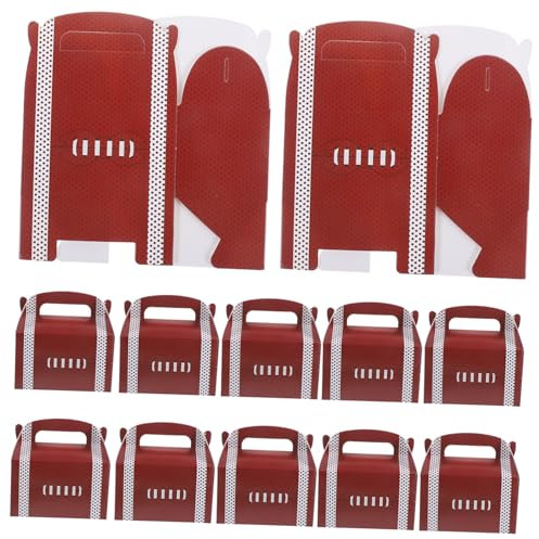 Milisten 18 Stück Kartons Geschenkbox Zum Thema Sport Party-leckerei-Boxen Kisten Behandeln Schachteln Für Partygeschenke Rugby-geschenkboxen Boxen Zum Verschenken Partyboxen Papier