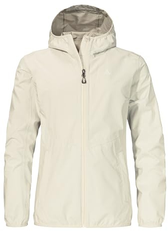 Schöffel Damen Jacket Style Migandi WMS, Allwetterjacke mit 2-Wege-Stretch, mit verstellbarer Kapuze, wasserdicht und atmungsaktiv