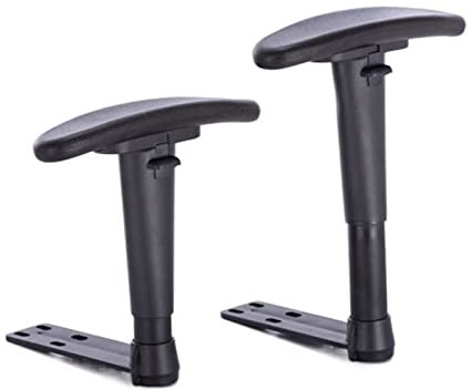 Ersatzteile für Gaming-Stuhl-Armlehnen, mit Hebe- und Drehfunktion (Farbe: 4 Löcher, Größe B, Größe: ein Paar)