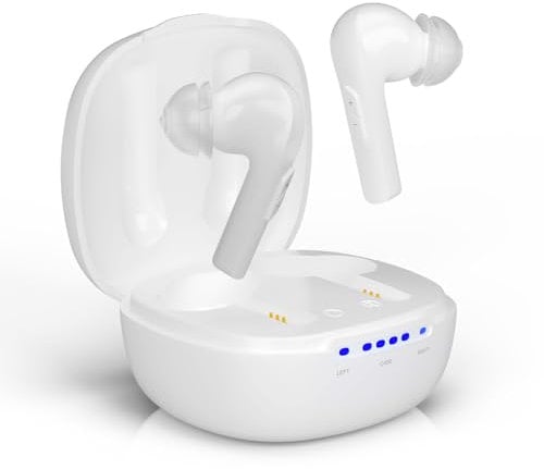 Retekess TE101 Recargable Amplificador de Sonido, Amplificador de Sonido, 16 Canales, Reducción de Ruido con Matriz de Micrófono dual, Función de Detección en el Oído: Evita Aullidos