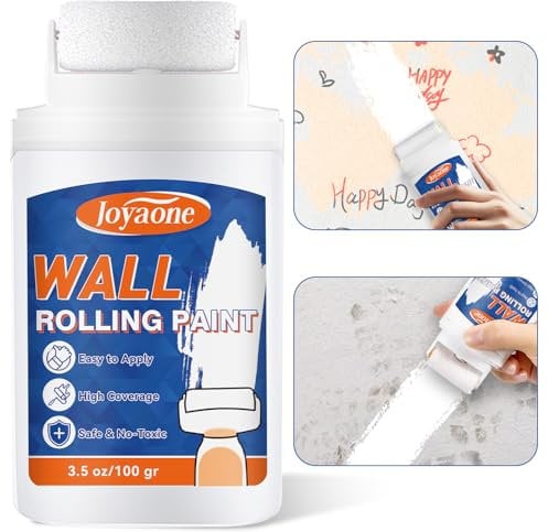 Vernice per pareti bianca, Kit di Riparazione per Pareti Portatile e Integrato, Facile da Applicare, Vernice Bianca a Rapida Asciugatura a Base d'Acqua, Adatto per Piccole Aree di Cartongesso (100 g)