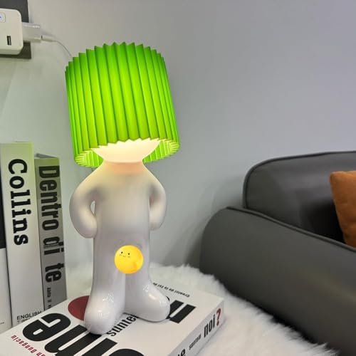 Eine Kreative Lampe des Kleinen Schüchternen Mannes,Lustige LED Tischleuchte,Kreative Tischlampe Mit Schirm,Kreative a Little Shy Man Nachttischlampe,Schlafzimmerlampe,Led Nachttischlampe