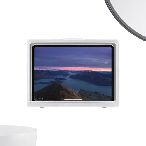 Étui pour tableau de salle de bain - Support mural étanche pour baignoire, cuisine, salle de bain transparente, tablette, étanche