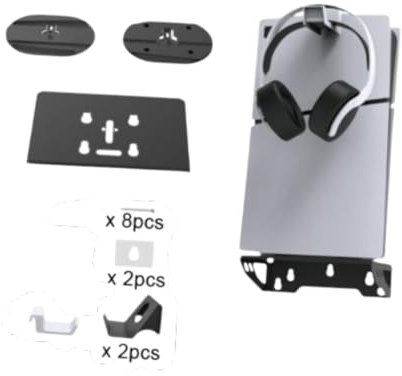 LeeQinersw Wall Mount Gamepad Halter Display Ständer Konsolenzubehör Gaming -Controller -Hanger -Kopfhörer -Rack