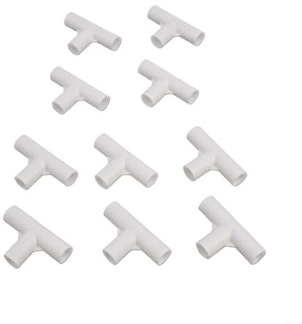 Oniissy Zeltstangen-Verbindungsstück, 3-Wege, Innendurchmesser 16 mm, für Outdoor-Zelte, Pflanzenstützen, Haustierbetten, effektive Verbindung, 10 Stück