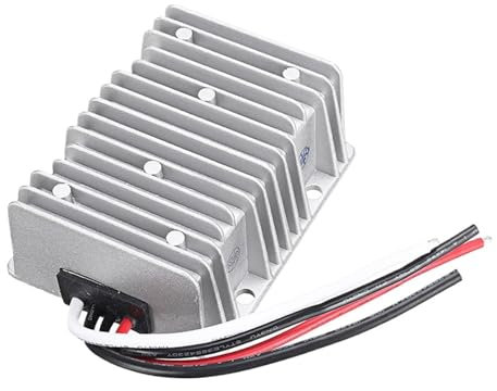 1 Unidad Reductora de Voltaje de 24 V a 13,8 V, 30 A, 40 A, módulo de Fuente de alimentación for Coche, Resistente al Agua.(24V to 13.8V 30A)