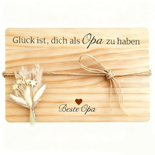 Opa Geschenk, Holz Schneidebrett Geschenke für Opa, Geburtstagsgeschenk Opa Geschenk Geburtstag, Vatertagsgeschenk von Enkel auch für Weihnachten Ostern