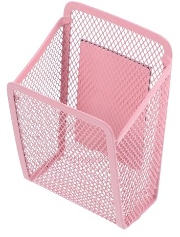 NOLITOY Magnetischer Stifthalter in Rosa Eisen für Whiteboards, 1 Stück | Einfacher Zugriff, Kratzfeste Oberfläche, für Stifte und Pinsel, Passend für Klassenzimmer und Werkstatt